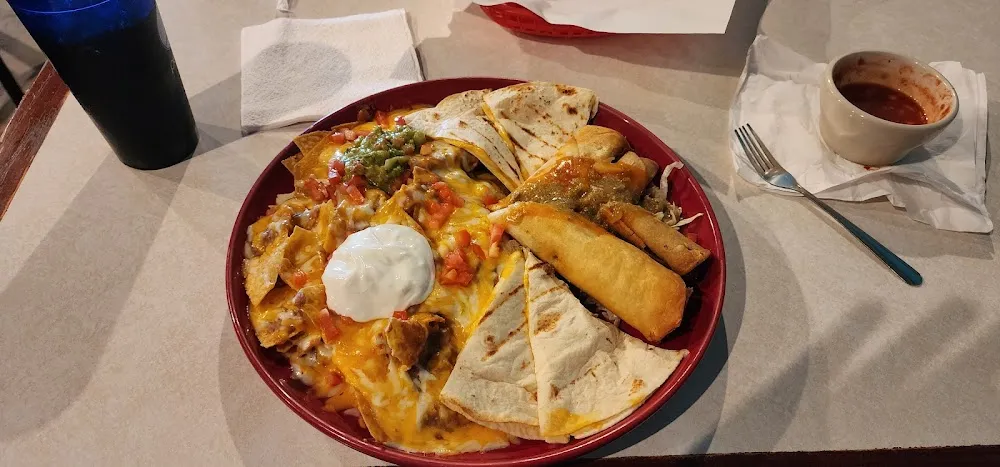 Chimichanga Tamale Combo